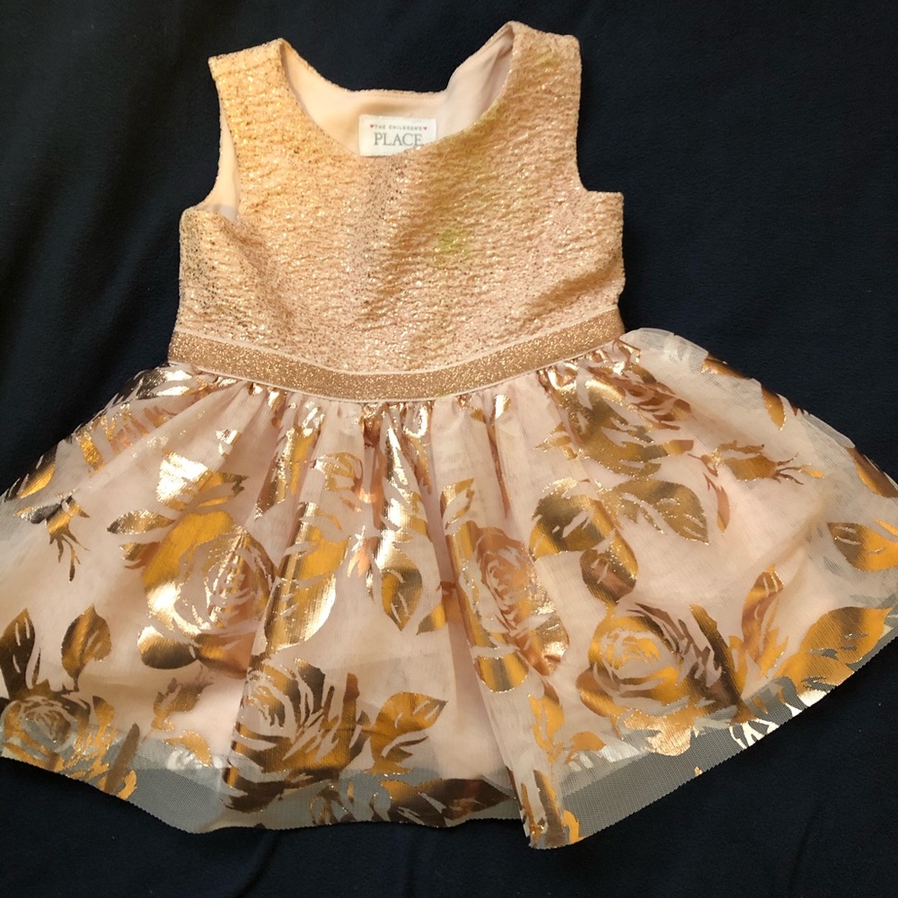 Pink rose dress. Easter or formal